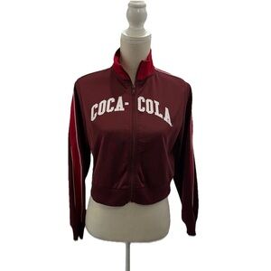 Coca Cola Women's Maroon Jacket S/M